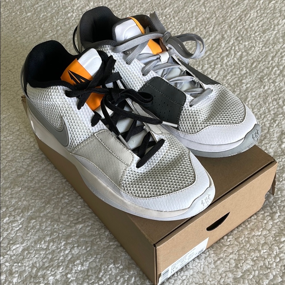 Nike Court Vision Lo - Ja Morant Men's White and Black Sneakers size 10